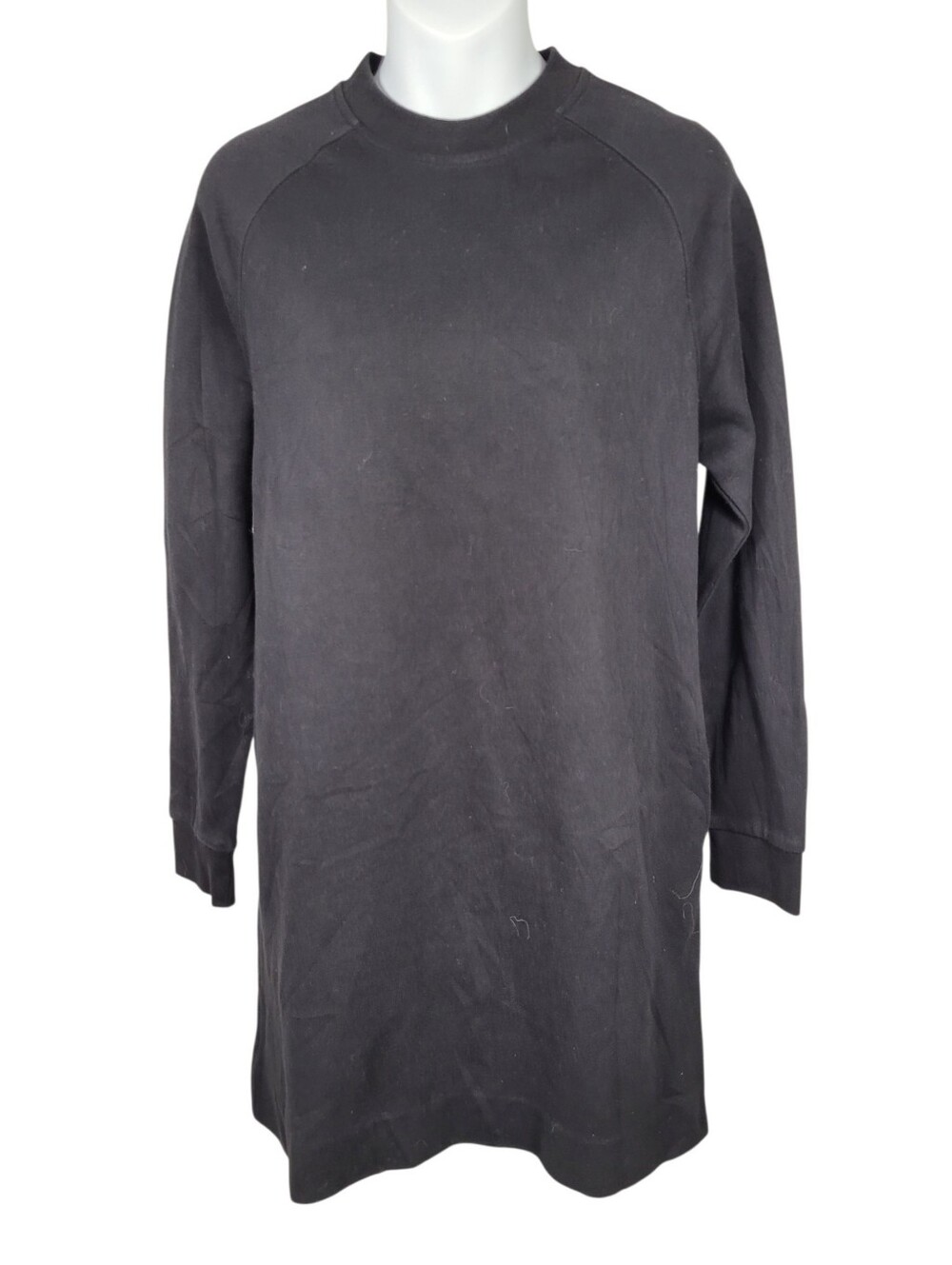 2/$20 Frank And Oak Plain Black Long Sweatshirt Top Size: XS